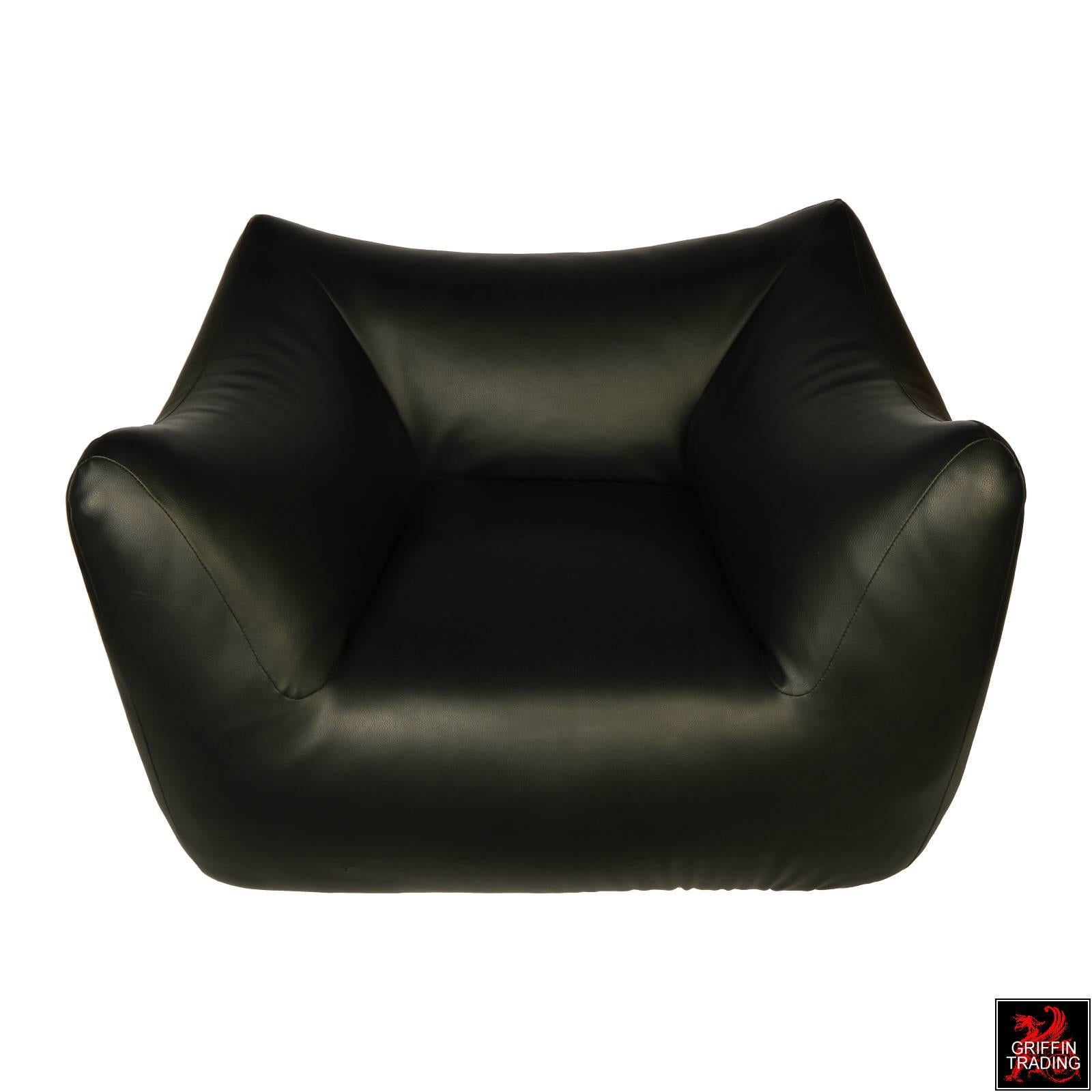 This overstuffed pillow shaped lounge chair is called Le Bambole and was designed by Italian architect Mario Bellini. Its pliable form embraces you and is comfortable and enjoyable to sit in. The design and appearance puts this armchair a in a class
