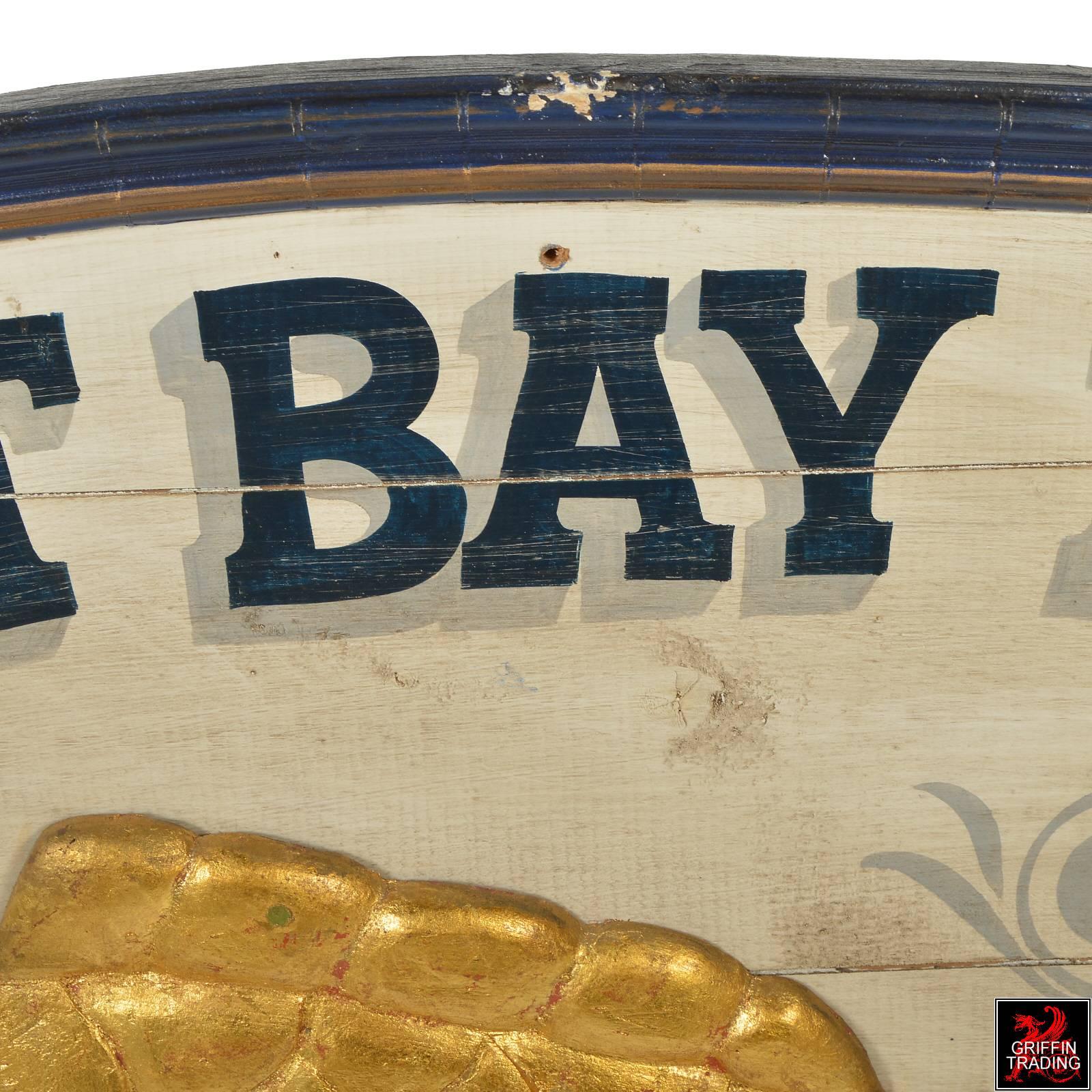 American East Bay Fish Packing Company Trade Sign For Sale