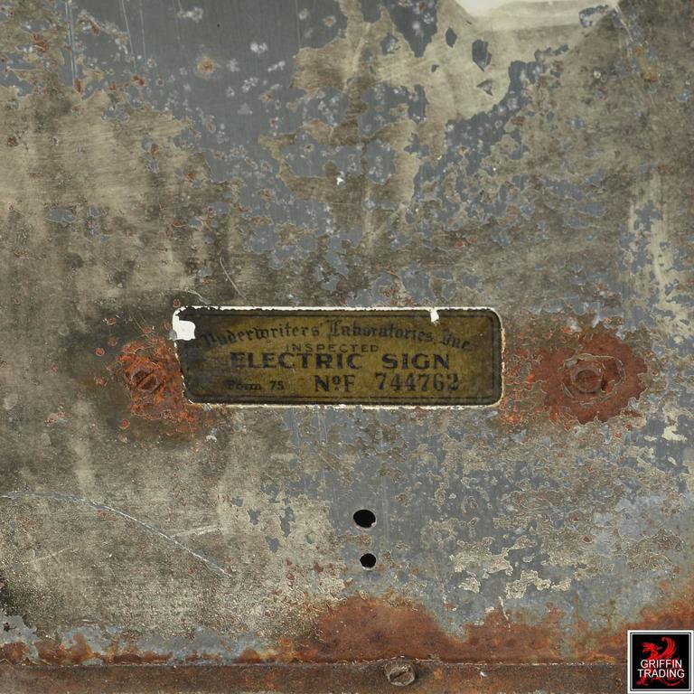 Authentic Vintage Lighted Flashing Arrow Sign, Double Sided at 1stDibs