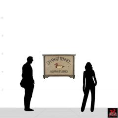 Shaw and Tenney Decoys and Lures Trade Sign