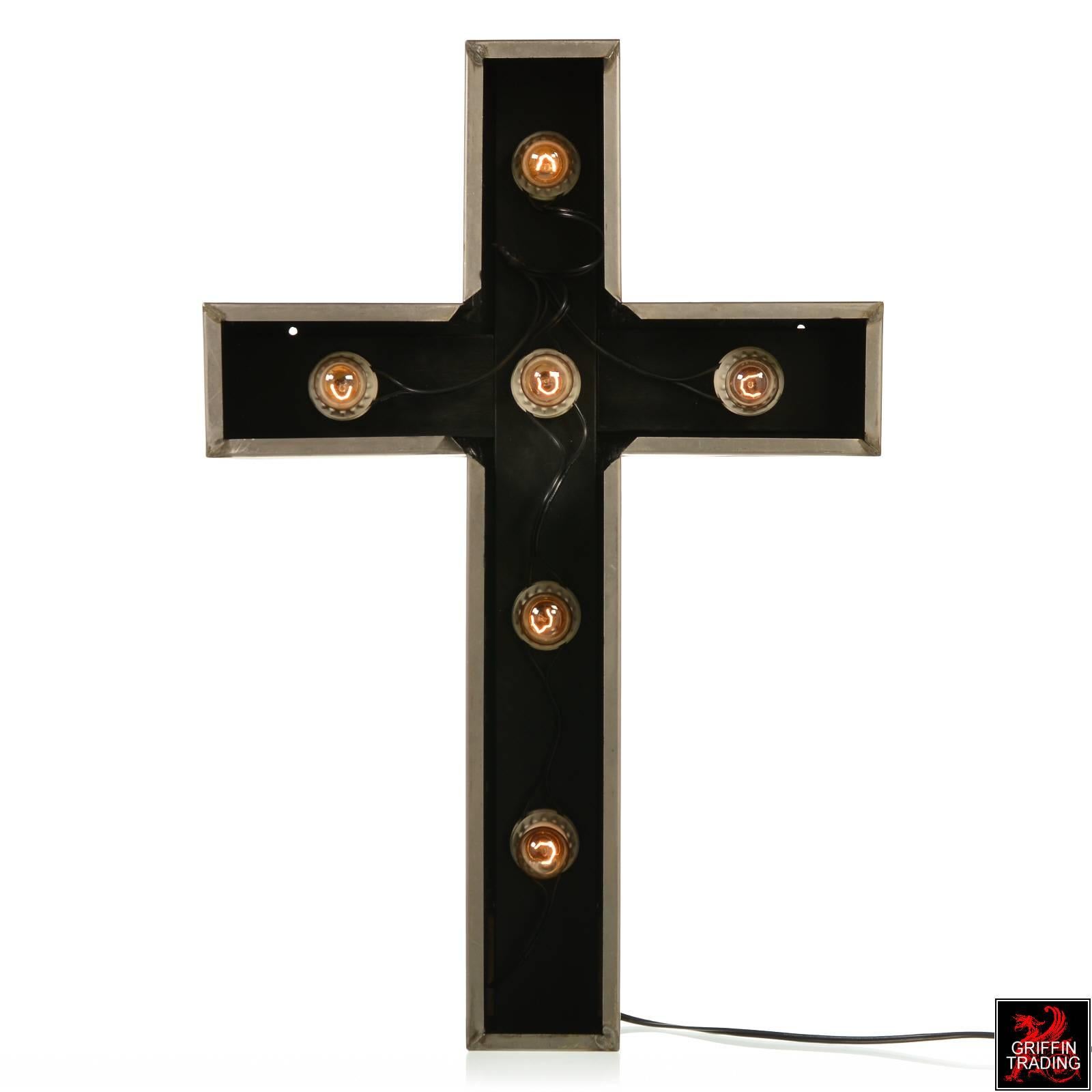 large light up cross