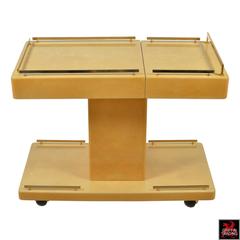 Italian Mid-Century Rolling Cocktail Cart or Bar Cart by Aldo Tura