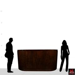 French Style Burl Walnut Sideboard Cabinet by William Switzer