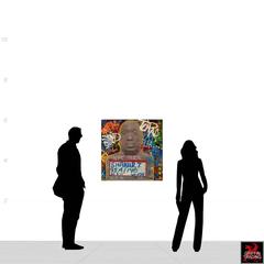 Tupac Shakur Signed Original Graffiti Art Painting