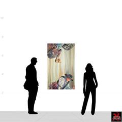 Flipping Cowboy #2 Rodeo Cowboy on a Bronco Horse Original Painting