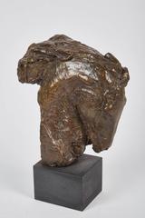 "The Conqueror", Bronze Horse Head by George Carlson