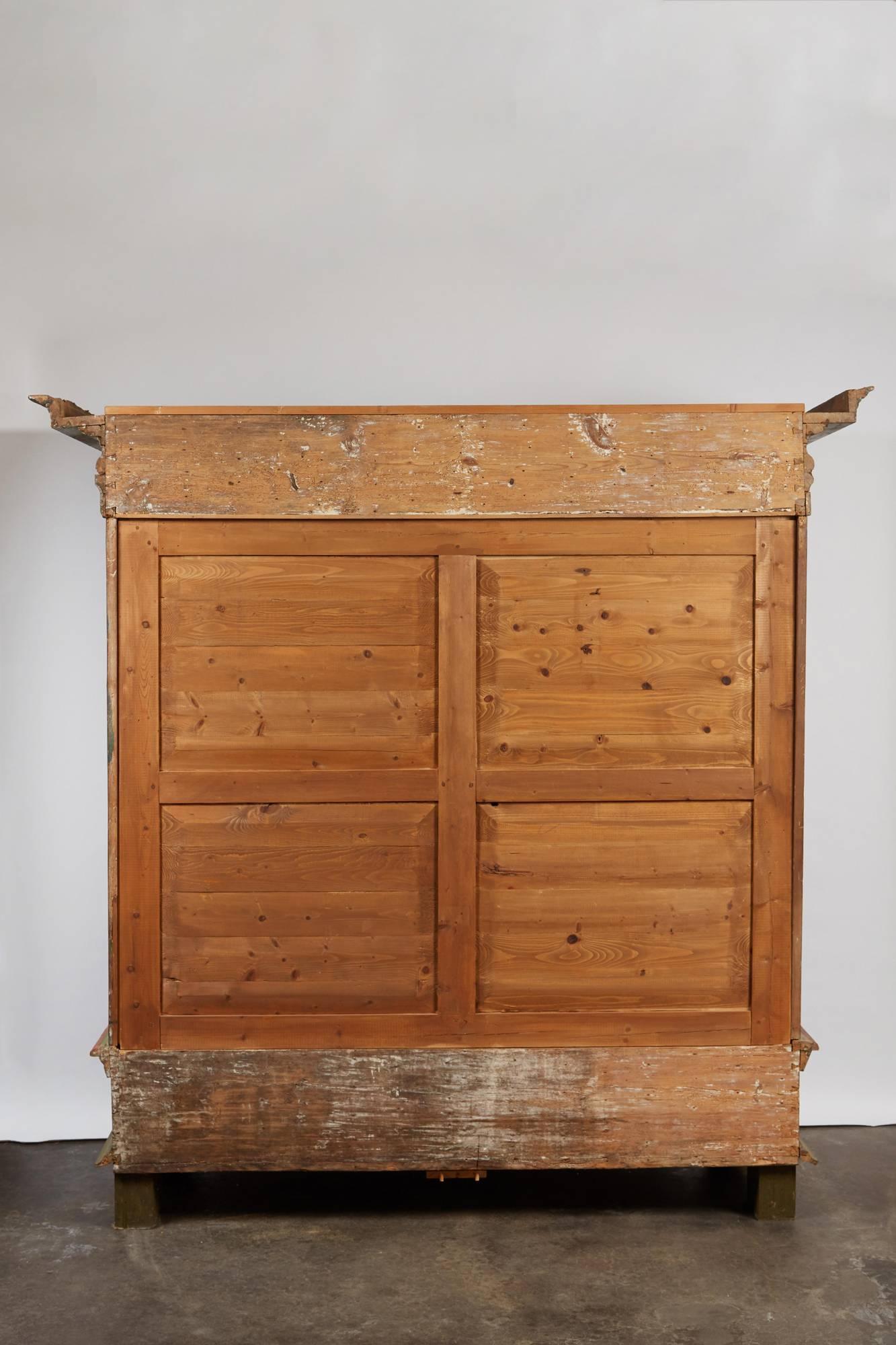 18th Century Danish Baroque Two-Door Cabinet For Sale 4