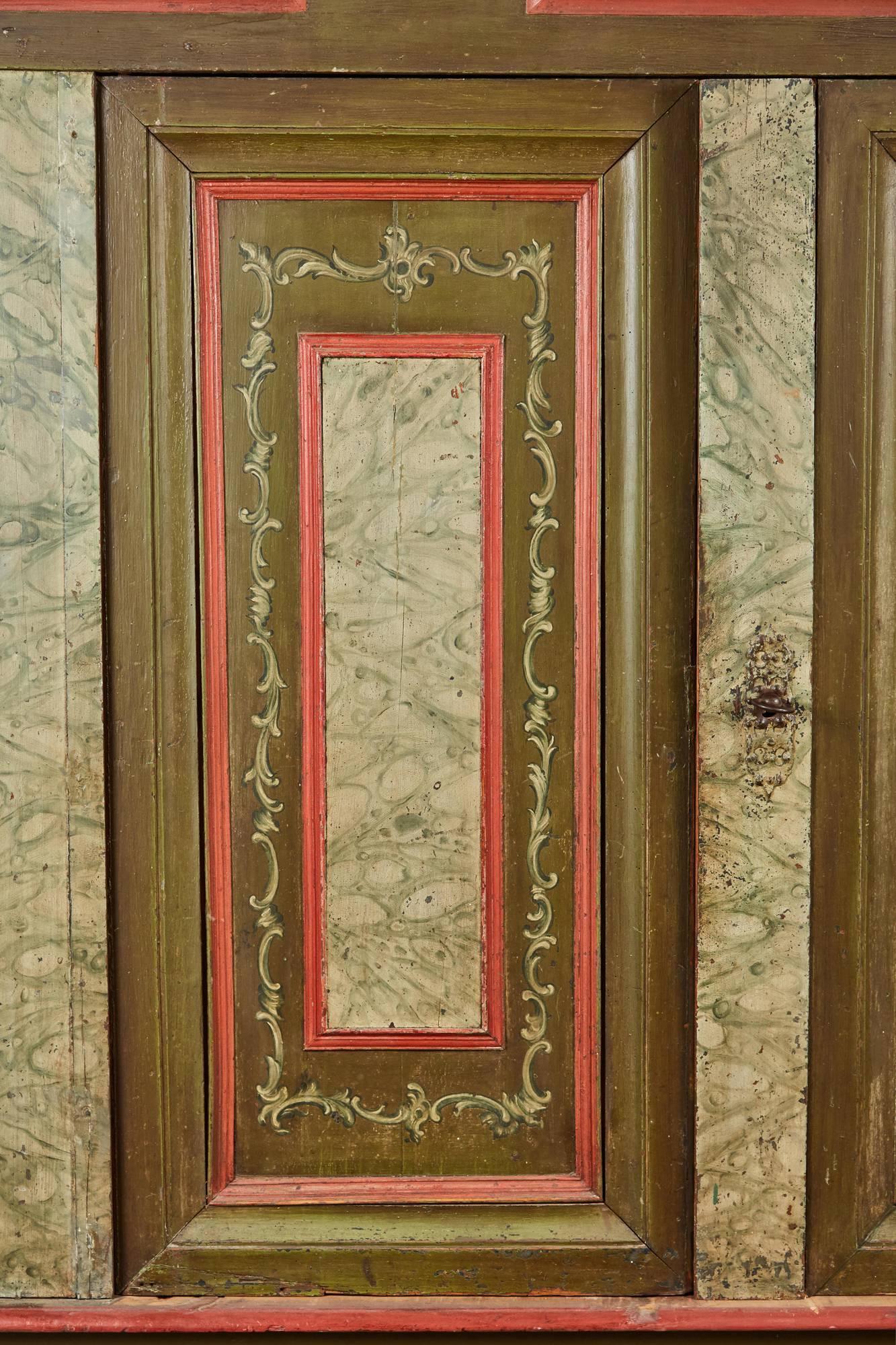 18th Century Danish Baroque Two-Door Cabinet For Sale 2