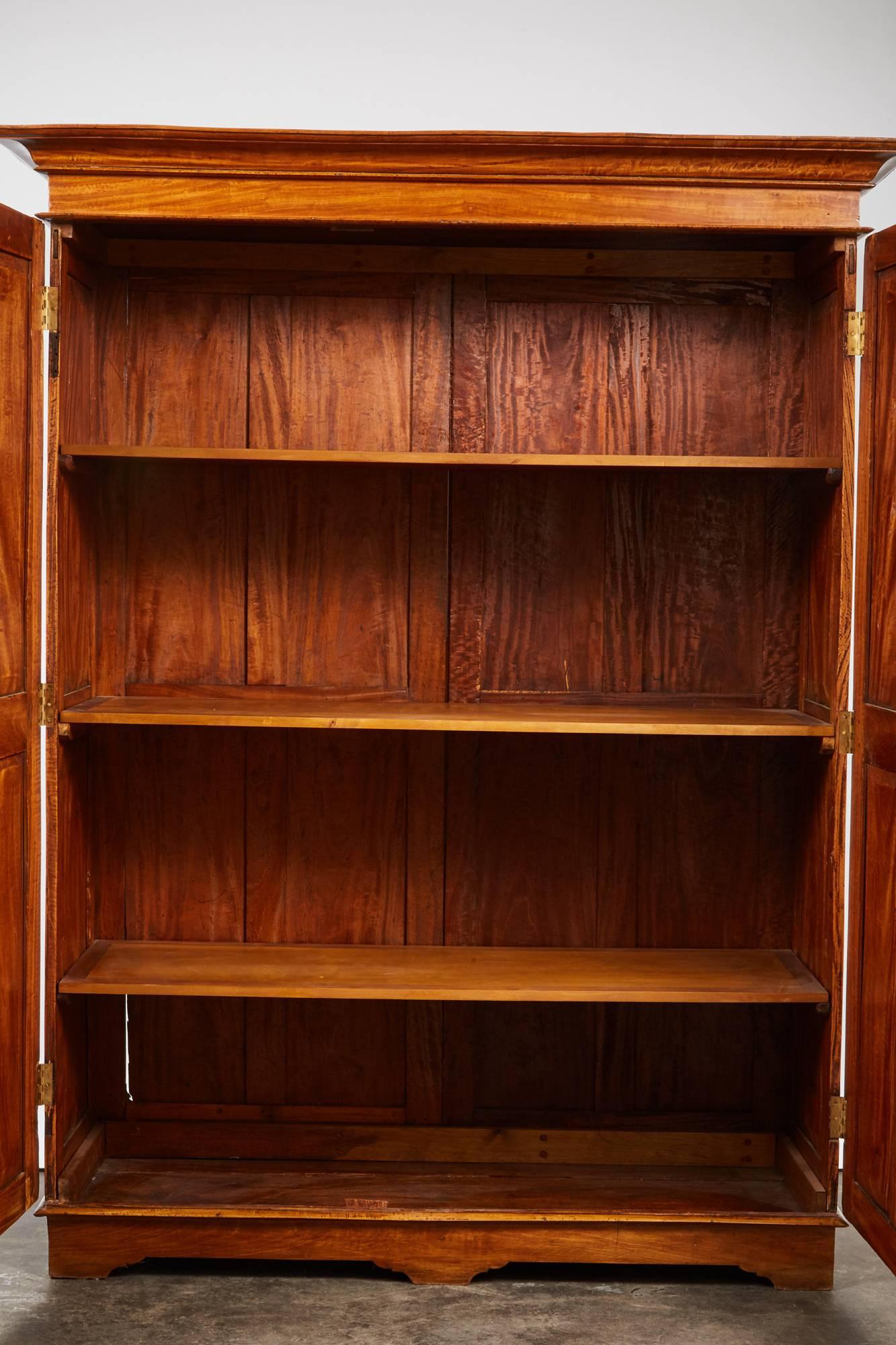 19th Century Two-Door Simple Satinwood Cabinet 4