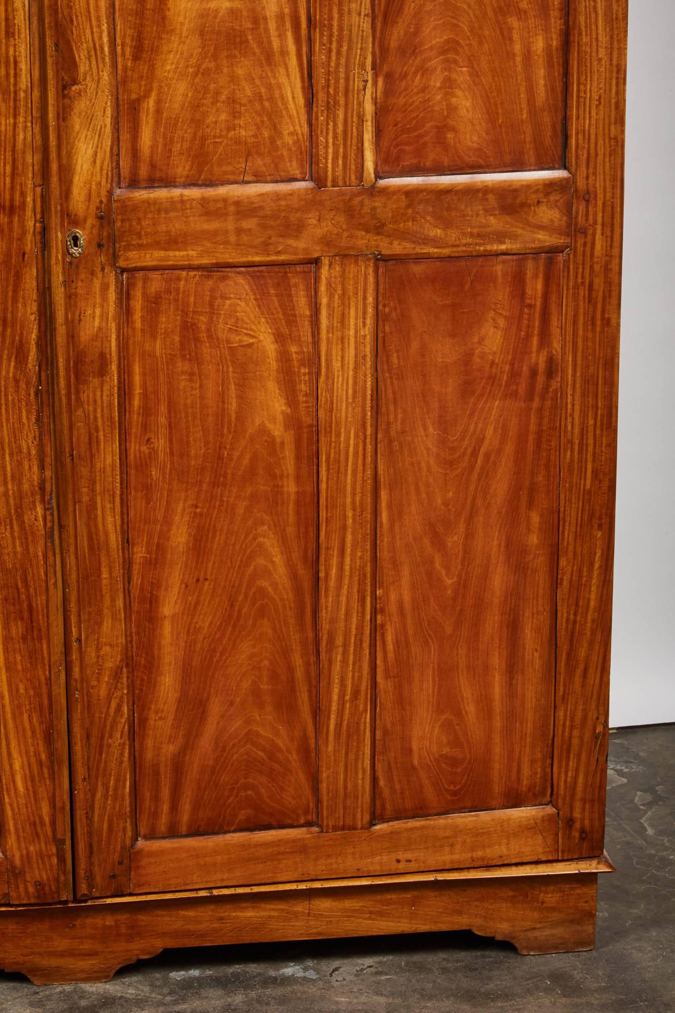19th Century Two-Door Simple Satinwood Cabinet 3
