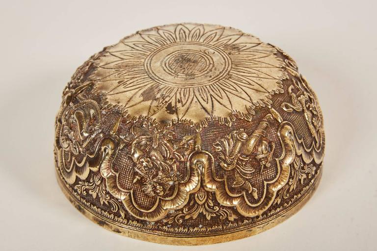Small 20th Century Indian Bowl with Relief For Sale at 1stDibs indian