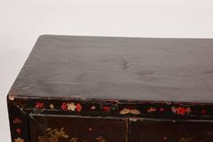 Late 18th Century Chinese Ming Style Black Lacquer Four-Door Cabinet