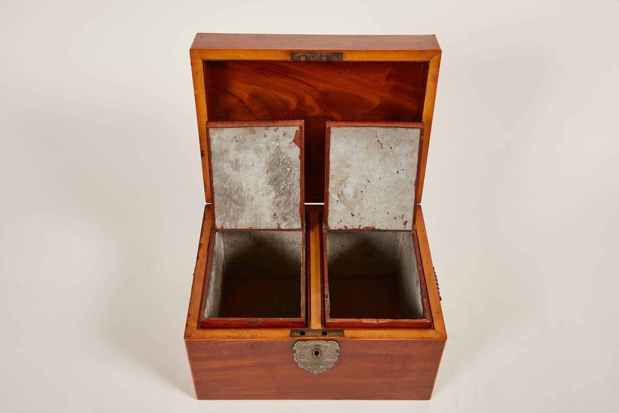 19th Century, English Regency Tea Caddy For Sale 2