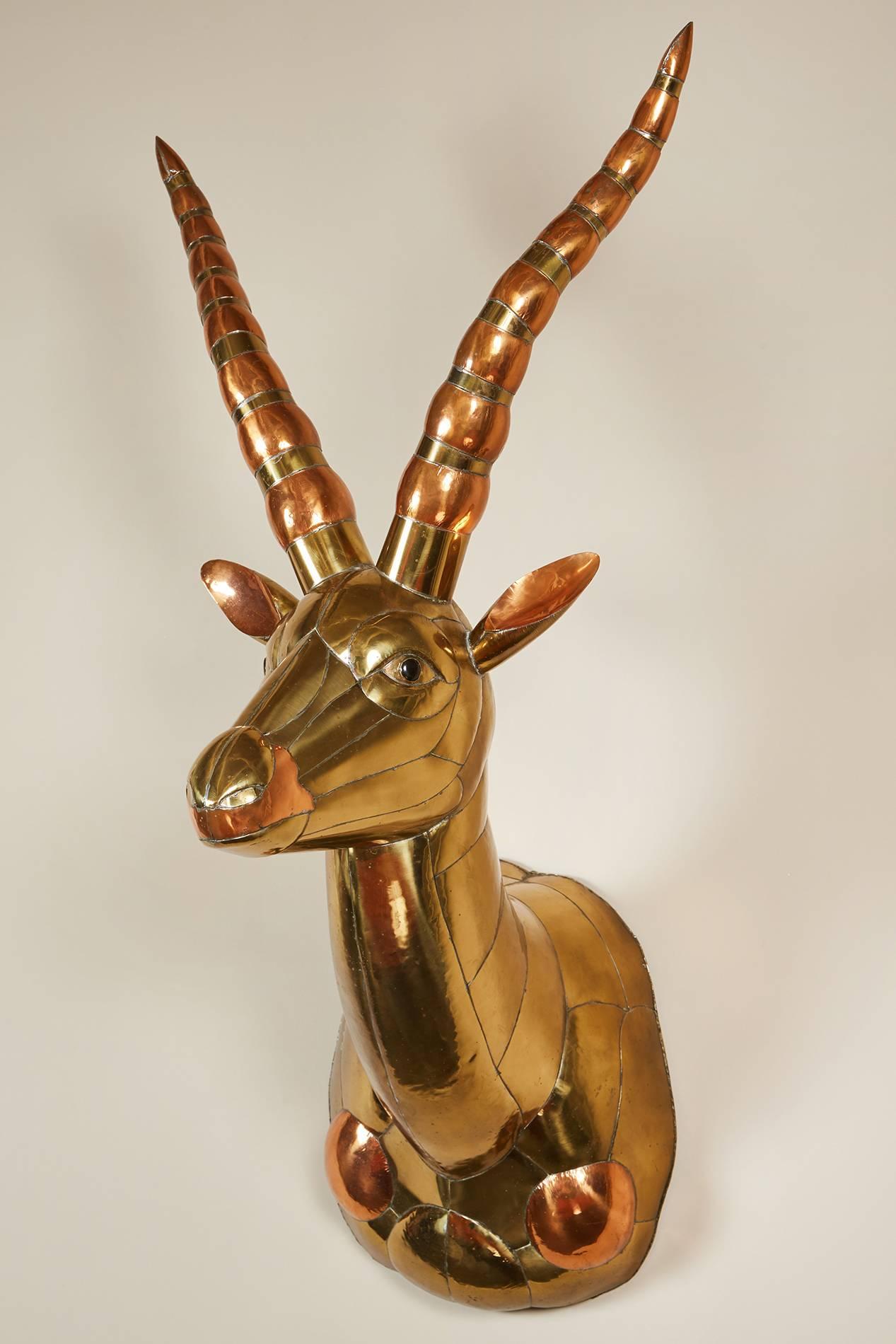 Mexican Sergio Bustamante Antelope Head