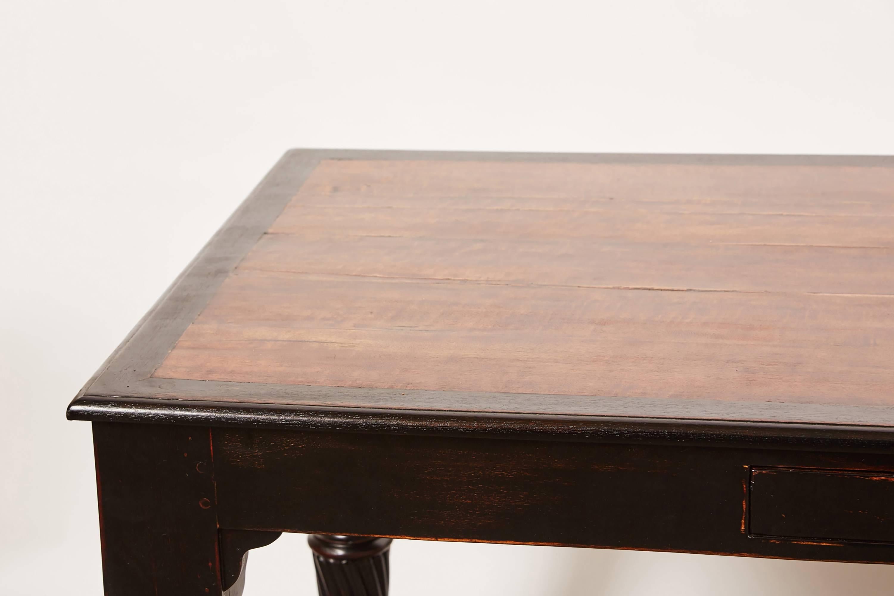 Early 20th Century French Colonial Rosewood Desk 1