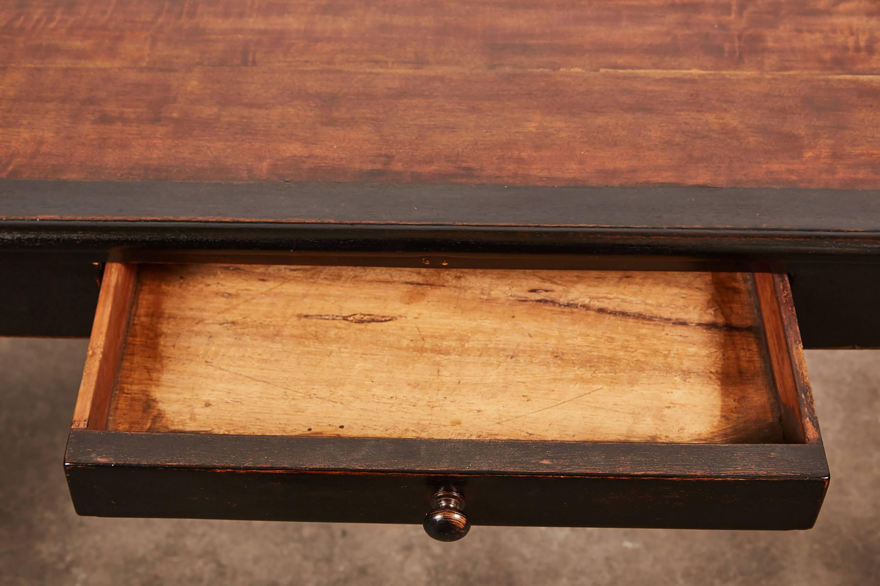 Early 20th Century French Colonial Rosewood Desk 2