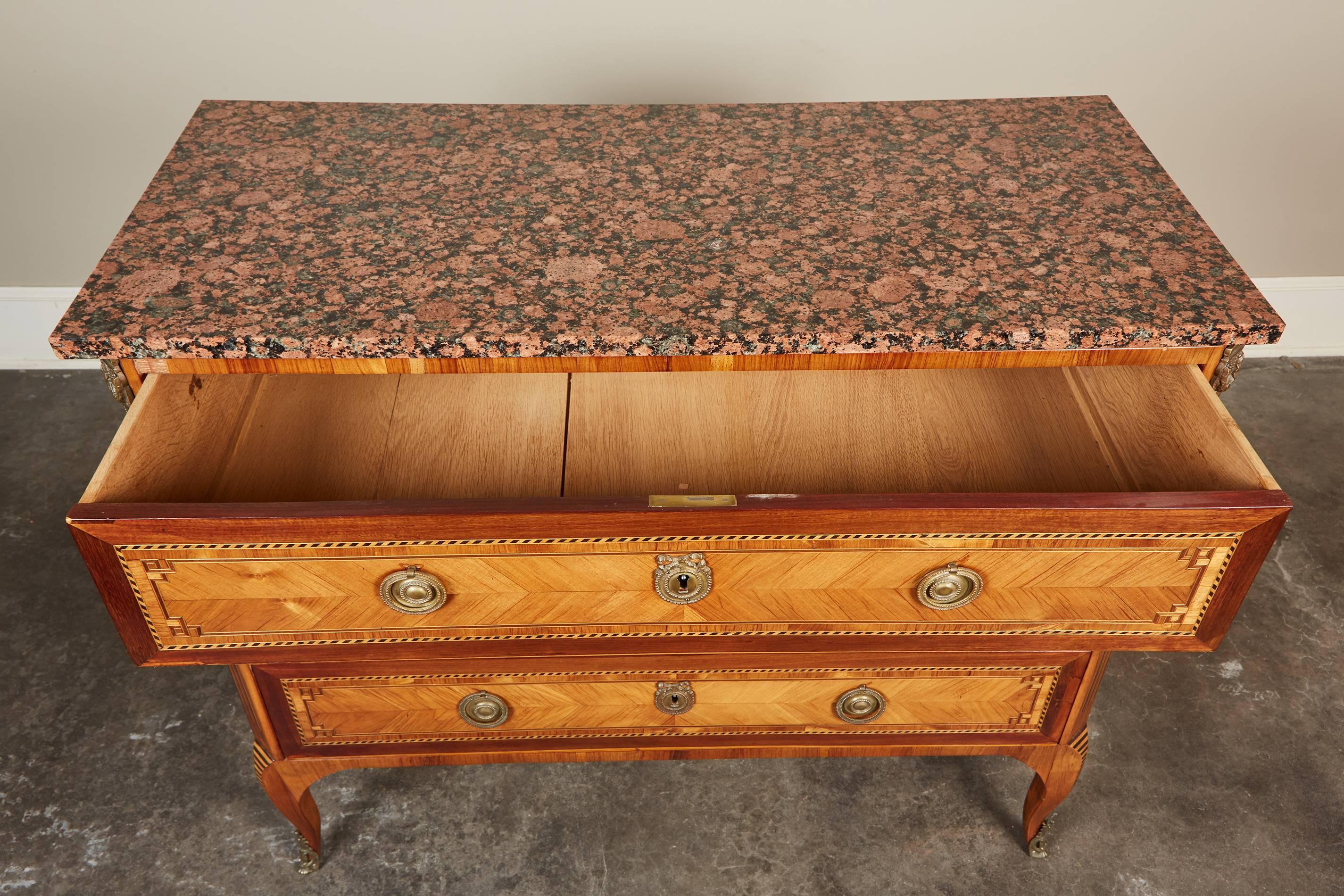 20th Century French Chest of Drawers with a Marble Top 5