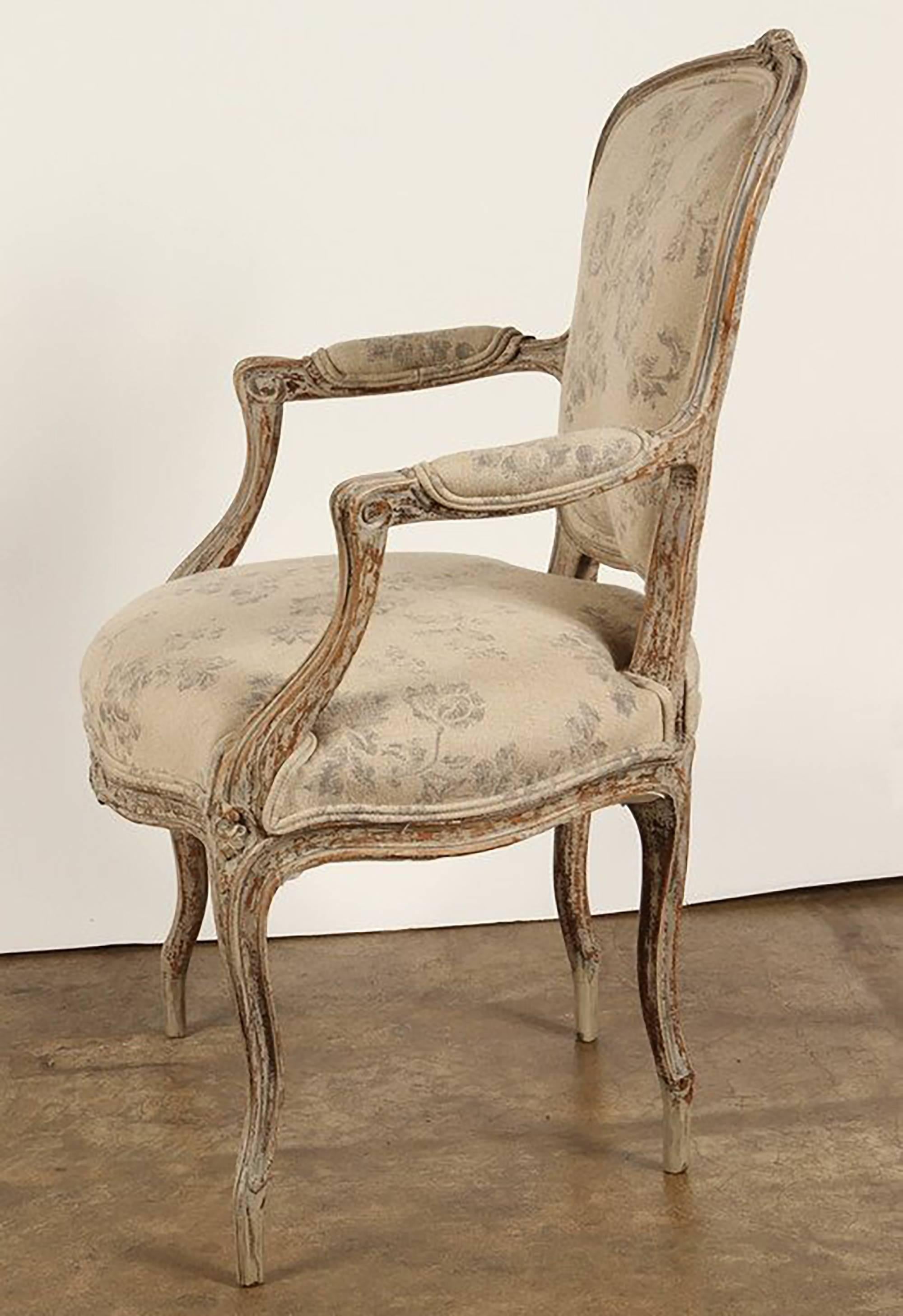French Rococo Style Armchair 3