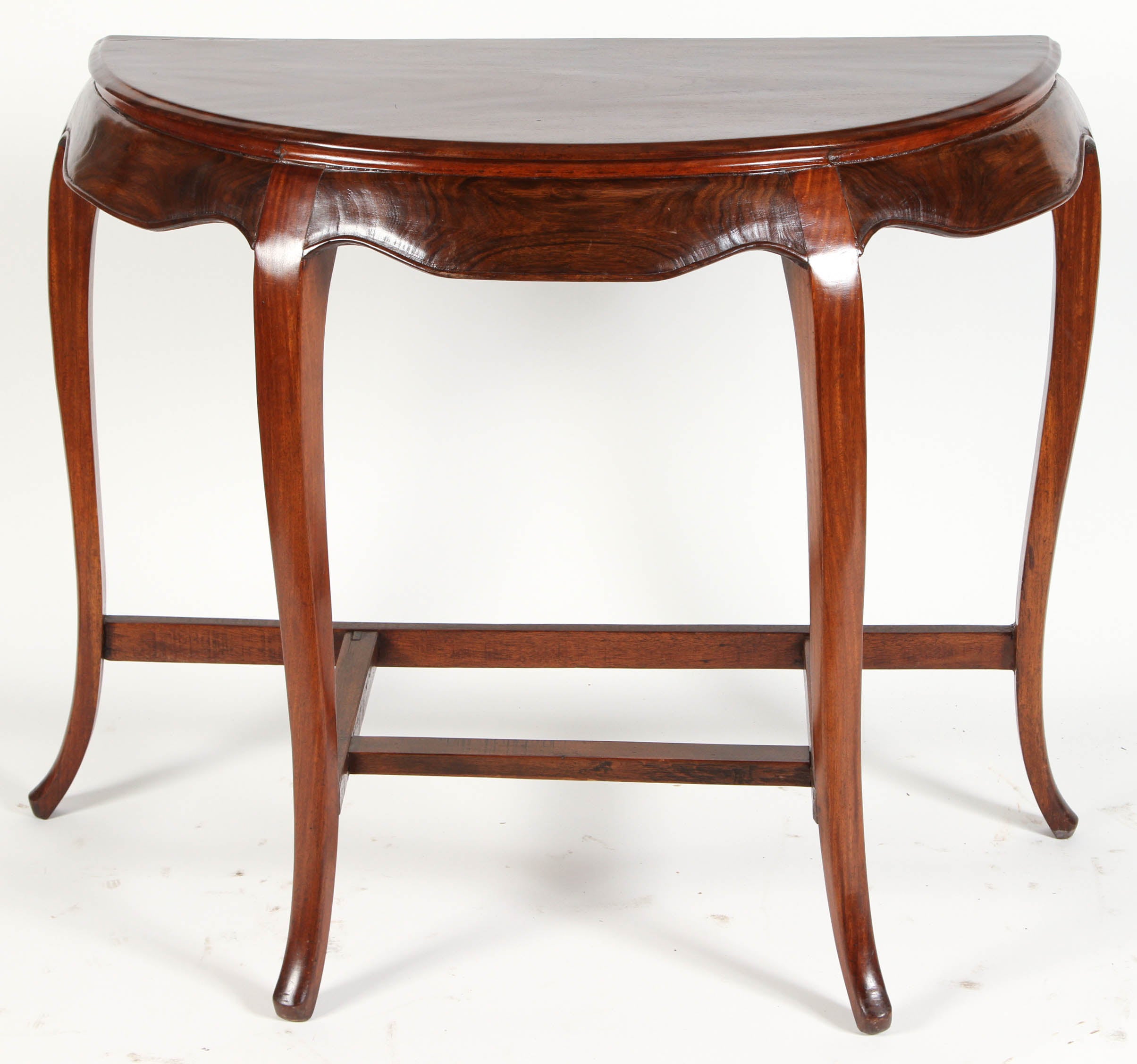Chinese Rosewood Demilune Table