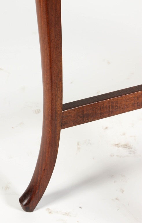 Chinese Rosewood Demilune Table 2