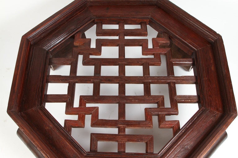 18th Century Carved Chinese Window Table