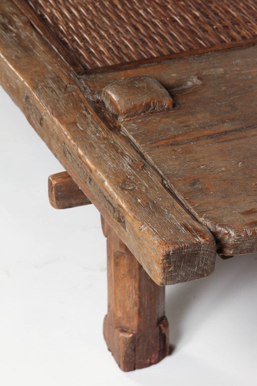 Rattan Indonesian Weaver's Table, circa 1900