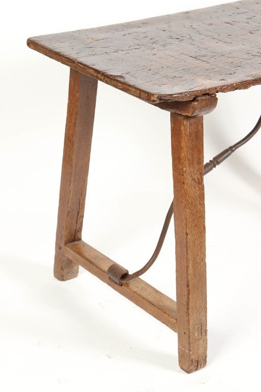 19th Century Spanish Walnut Table 3