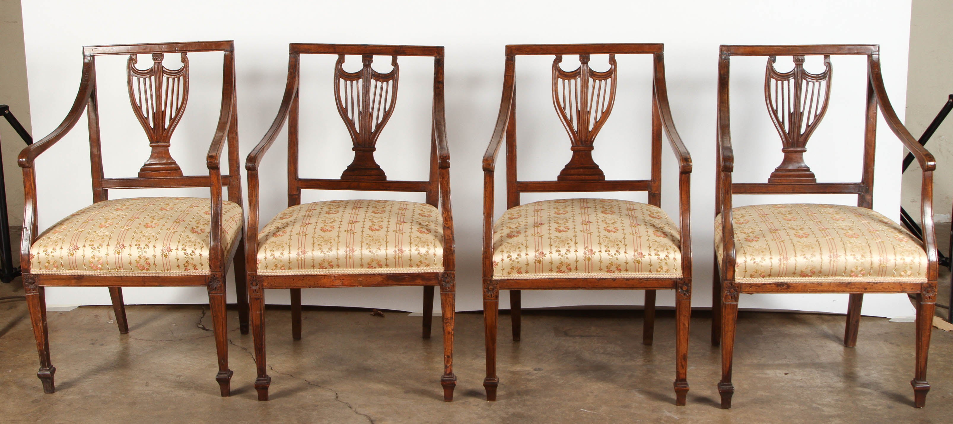 Set of Four 18th Century French Chairs