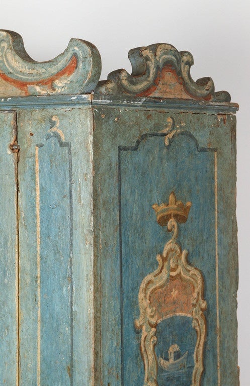 18th Century Painted Italian Cabinet 3
