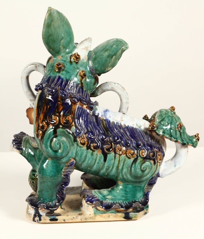 Pair of Late 19th Century Chinese Foo Dogs 1