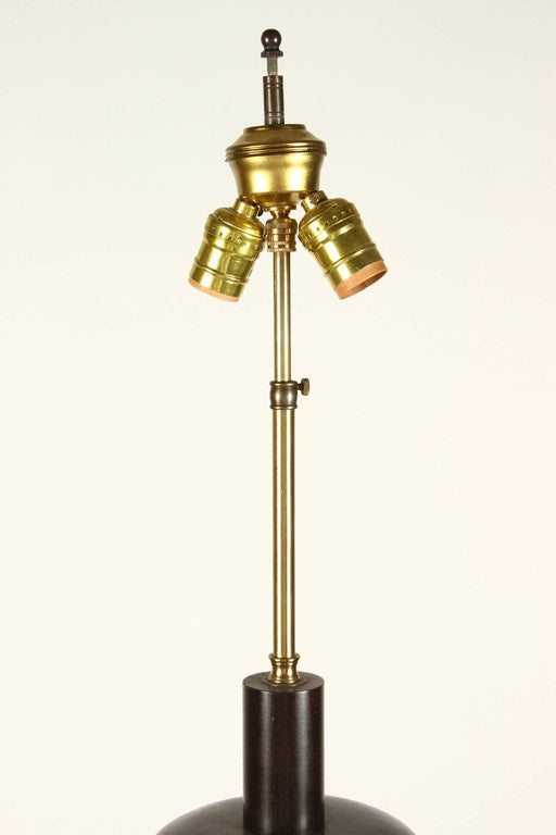 19th Century Chinese Champleve Lamp 2