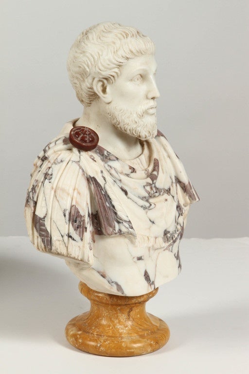 Classical Roman Early 20th Century Italian Marble Bust