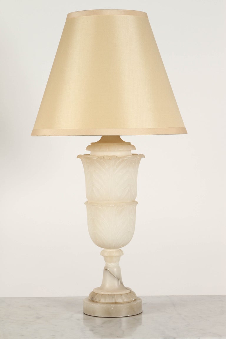 Early 20th Century Italian Alabaster Lamp at 1stDibs
