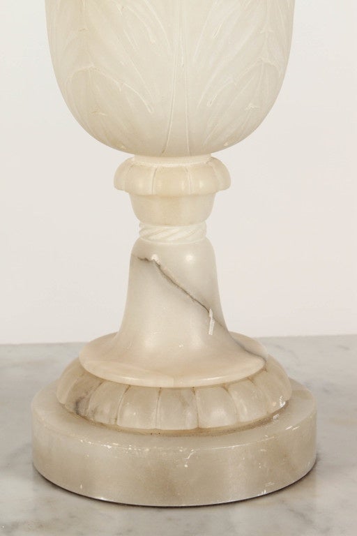 alabaster lamps from italy