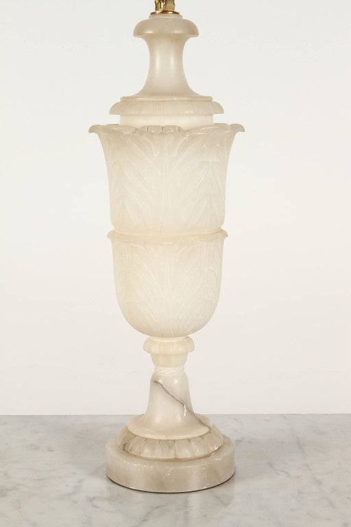 vintage italian alabaster lamps