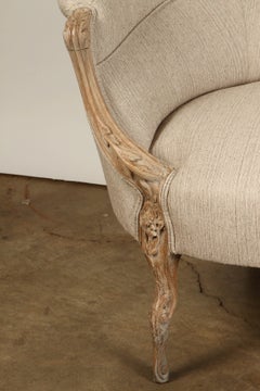 Early 19th Century French Curved Sofa