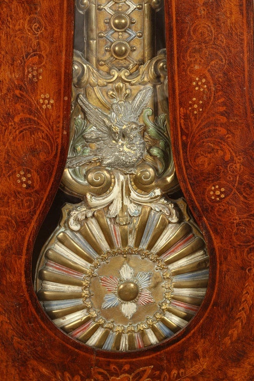horloge Morbier française de 1860 Bon état à Pasadena, CA