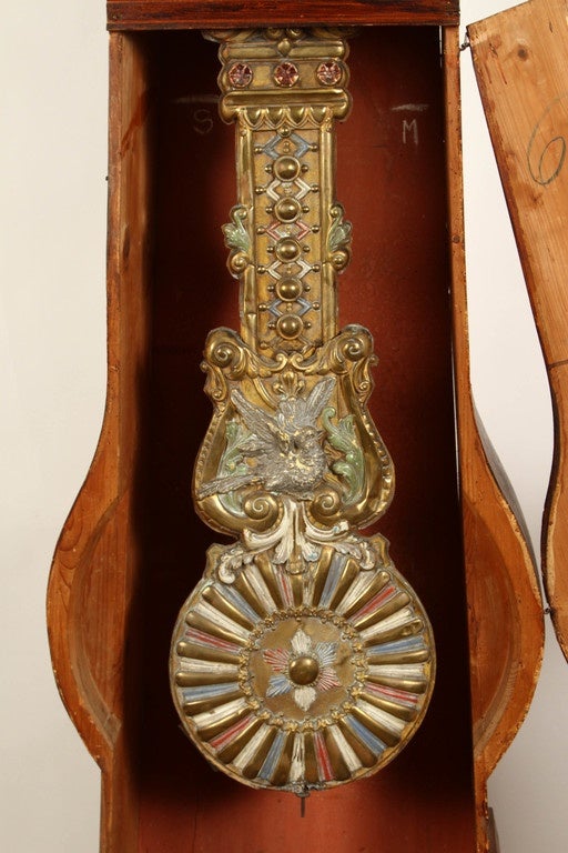 Mid-19th Century 1860 Country French Morbier Clock
