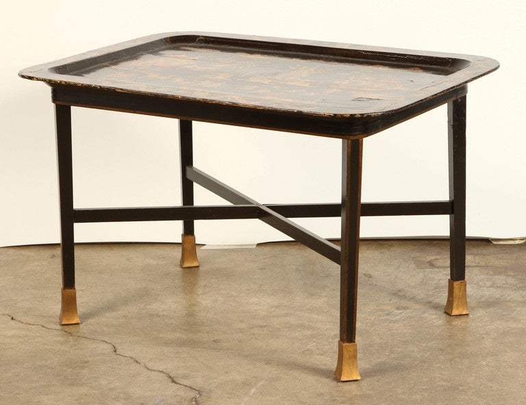 19th Century Chinoiserie Tray Table 3