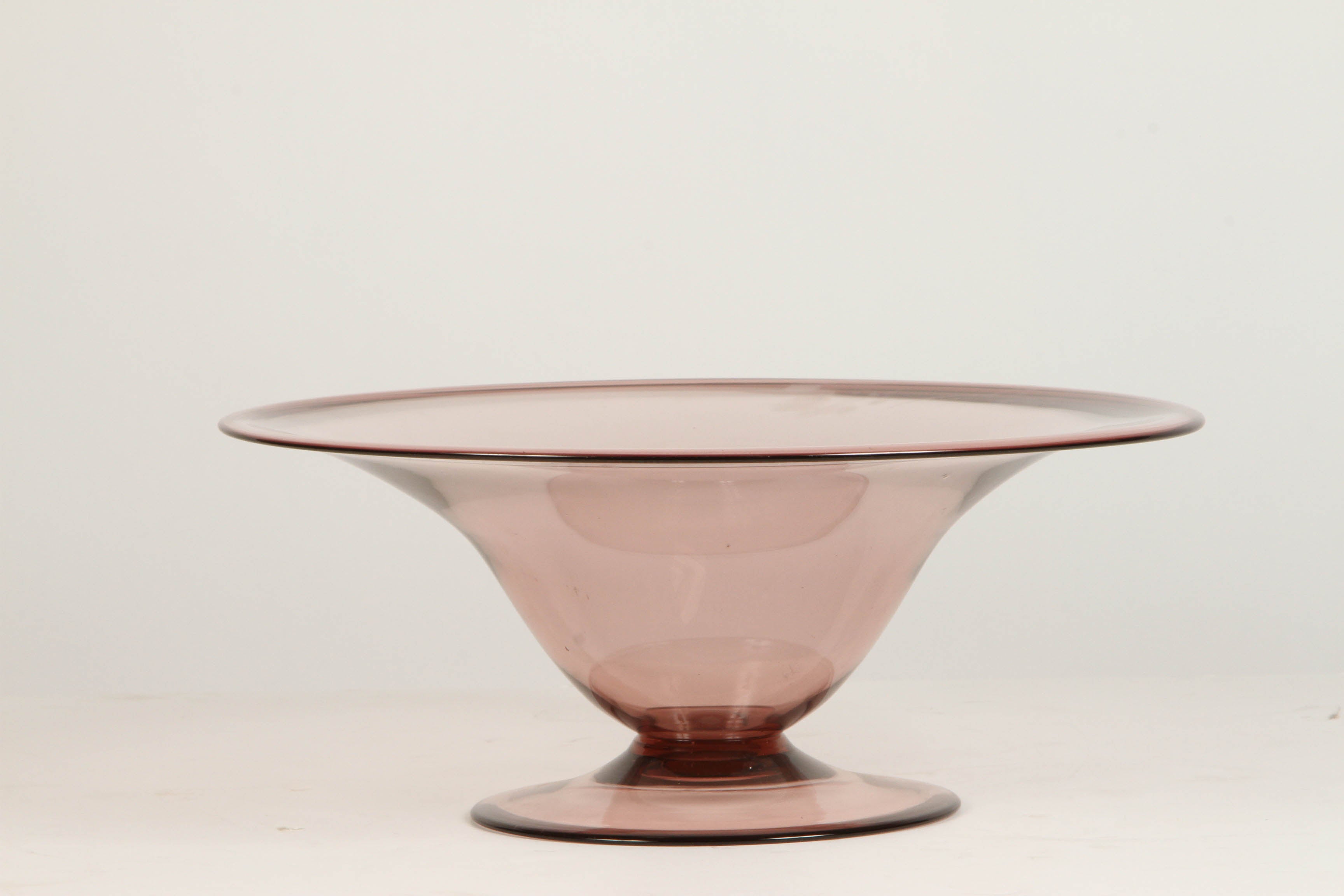 Danish Holmegarrd Glass Bowl by Jacob Bang 
