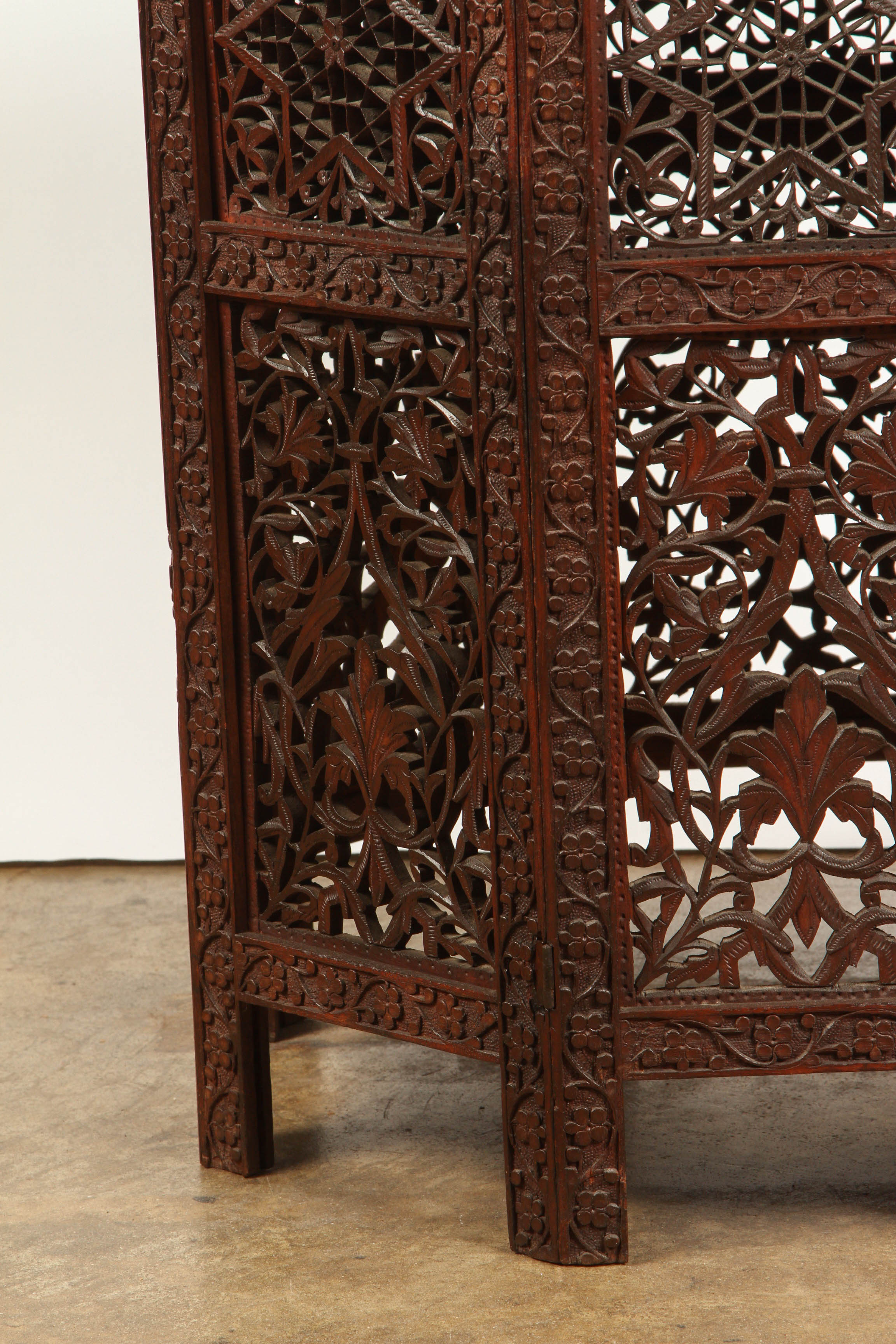 Moorish Finely Carved Syrian Octagonal Table