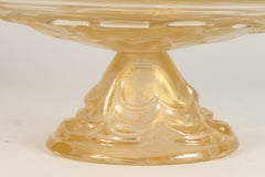 20th Century Oval Murano Pedestal Bowl