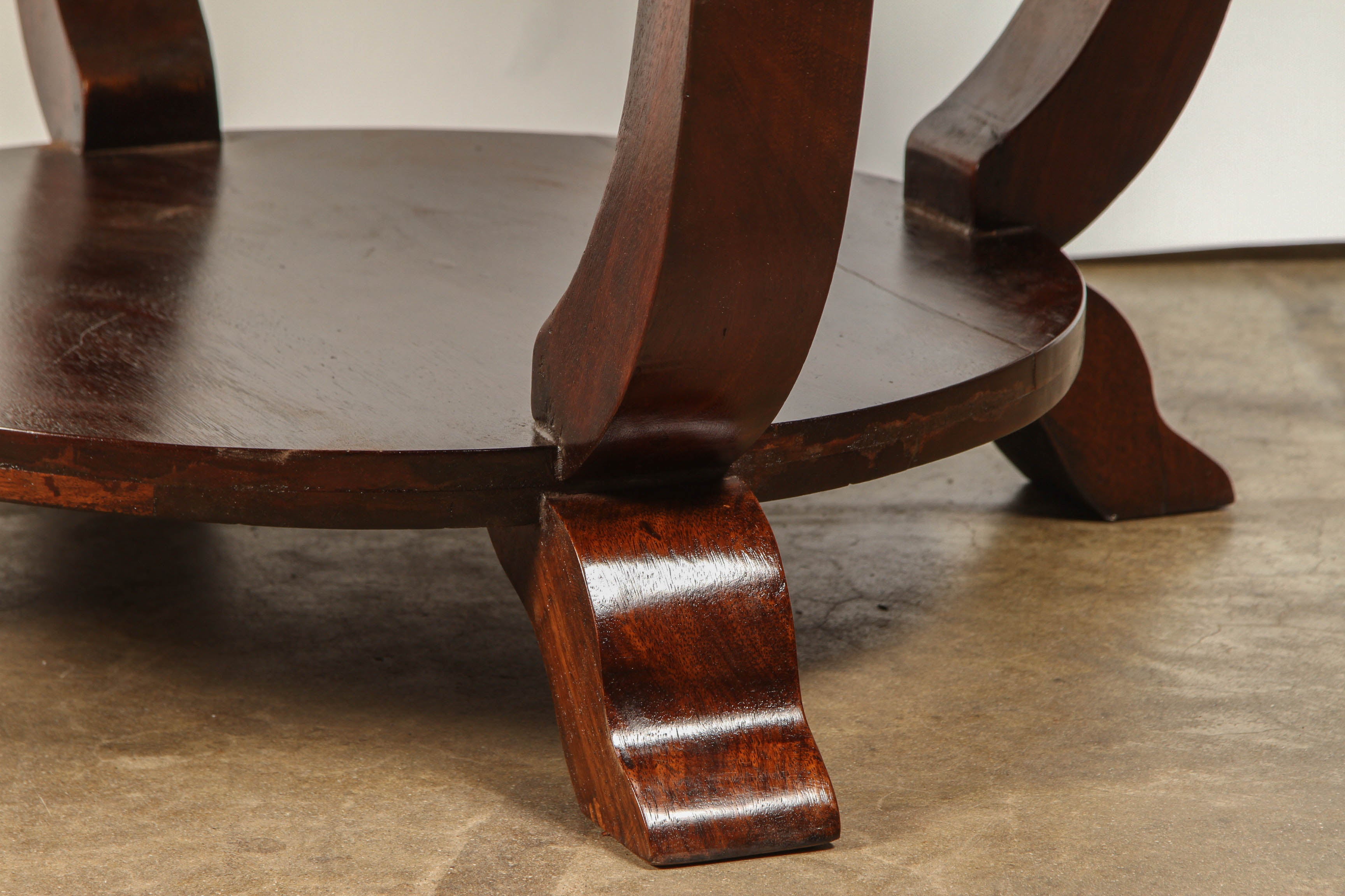 Rosewood Art Deco Center Table For Sale 2