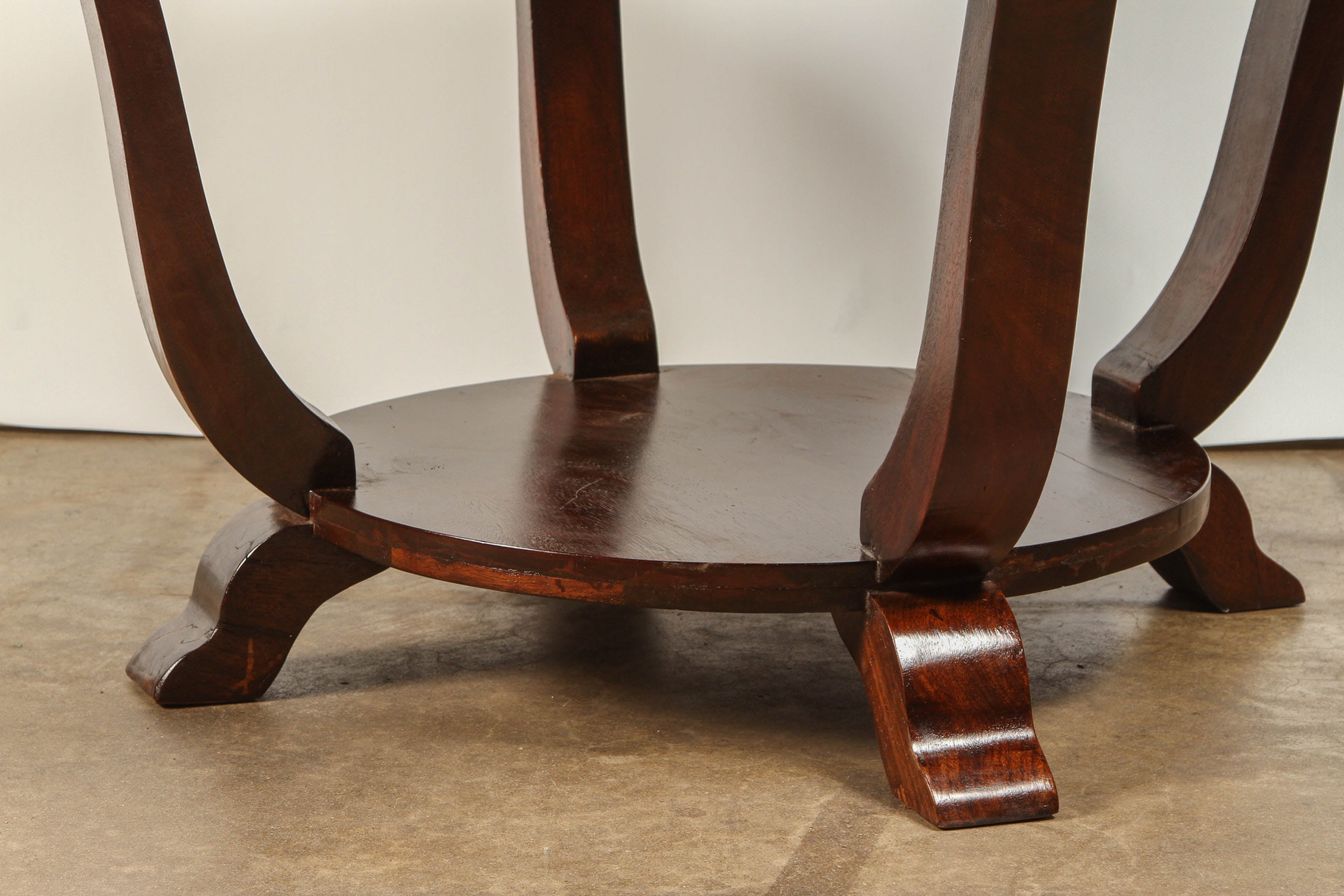 Rosewood Art Deco Center Table For Sale 3