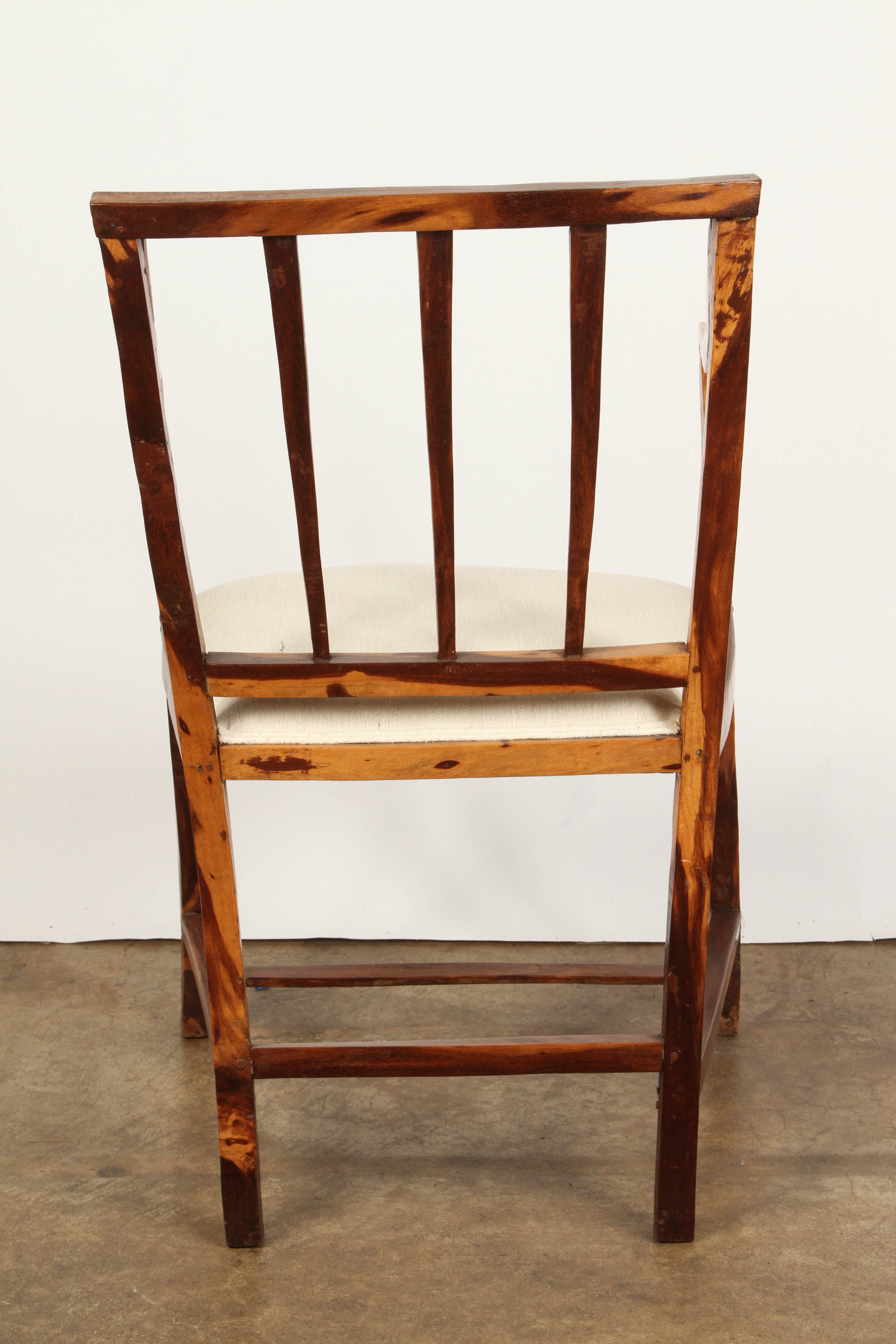 Rare Pair of Calamander Colonial Arm Chairs 1