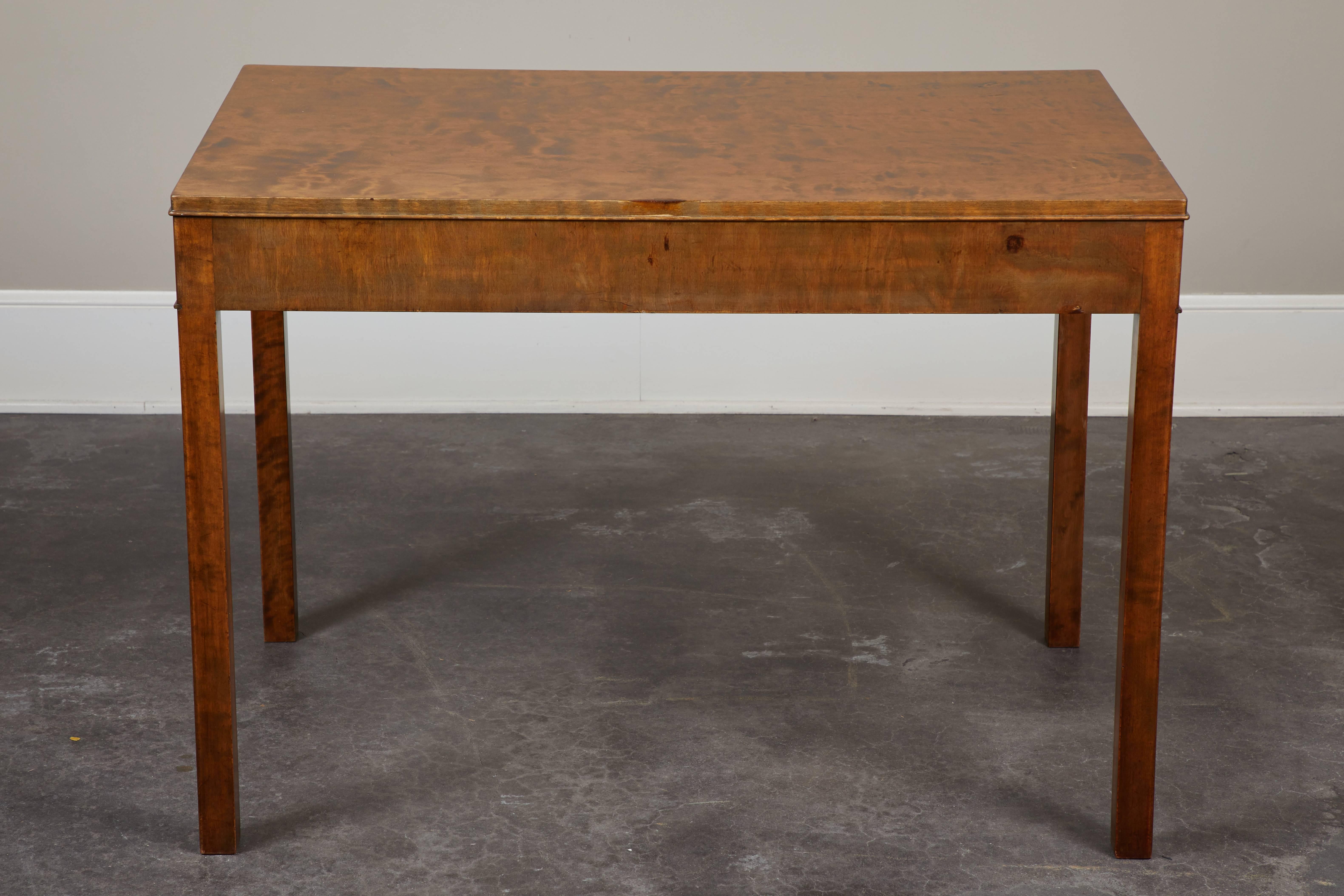 Art Deco Birch Biedermeier Desk 5