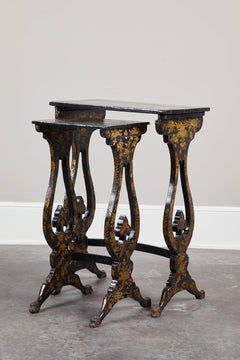 Pair of 19th Century English Chinoiserie Pine Tables