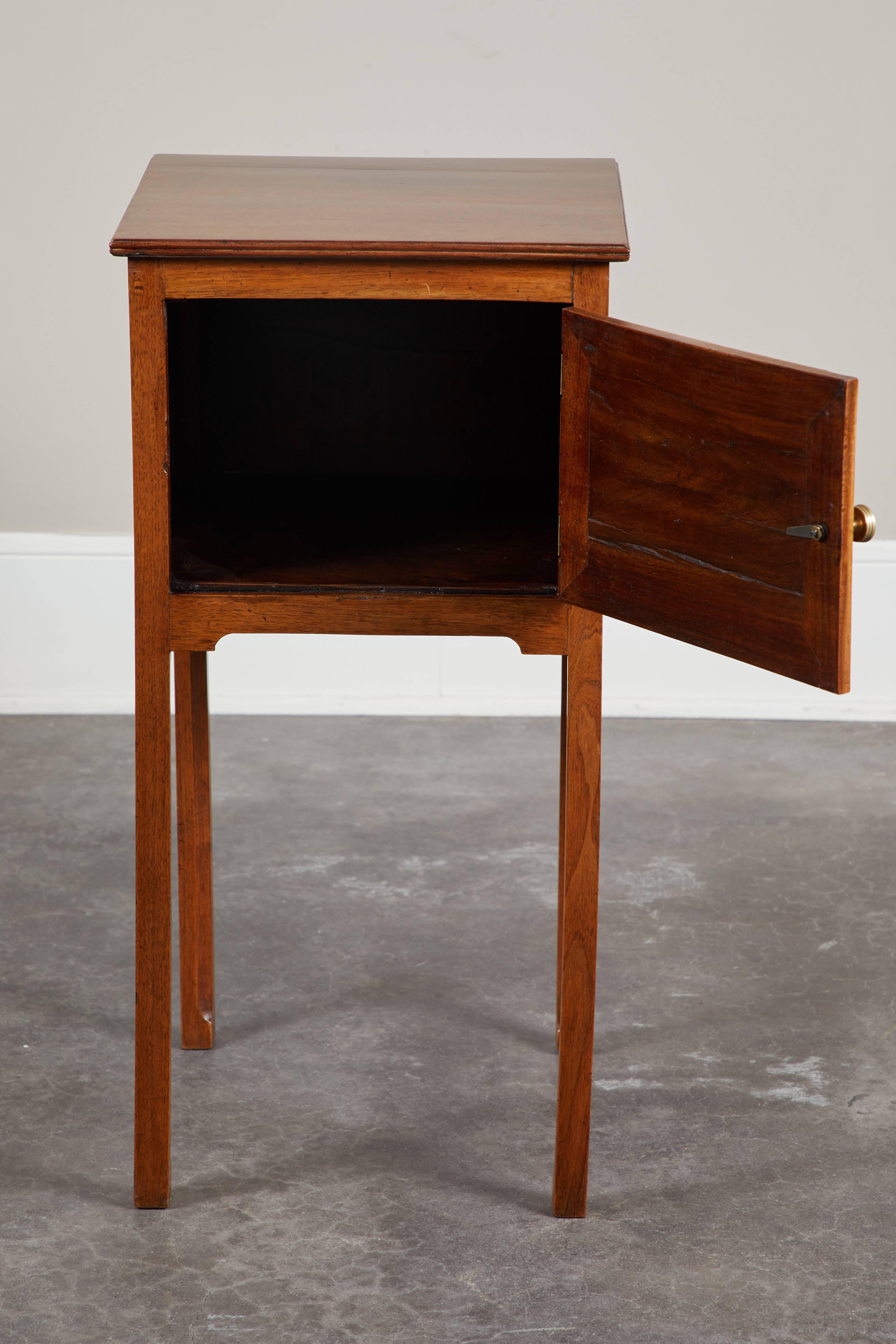 19th Century Pair of 19th C. English George III Walnut Side Tables