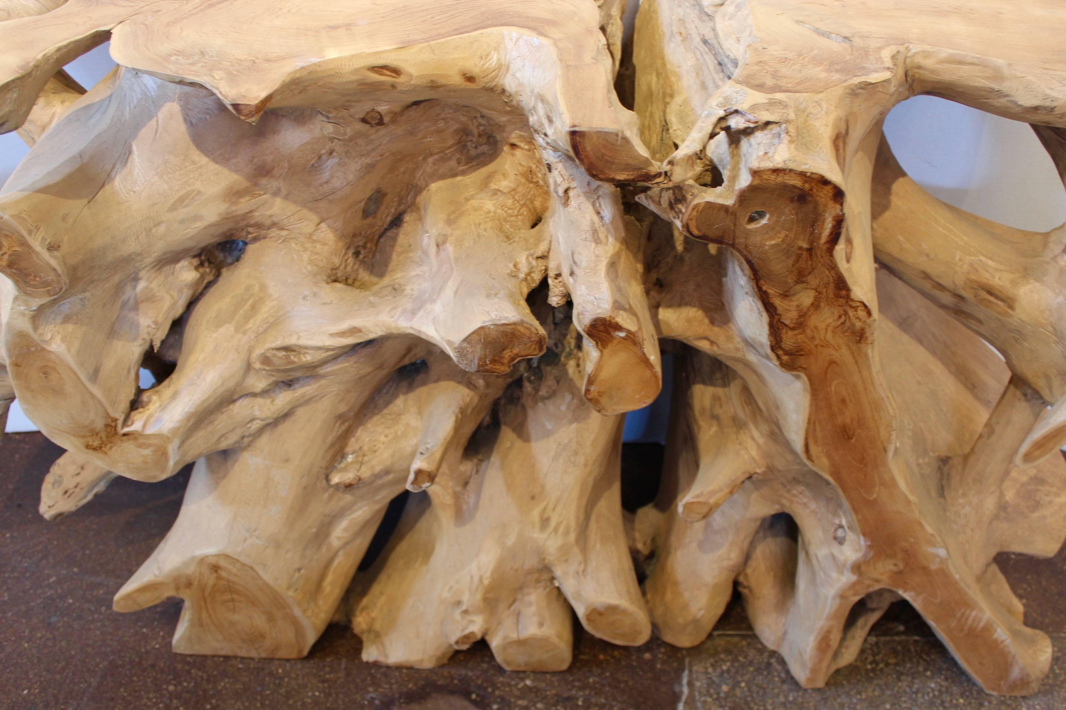 Teak Root Console 1