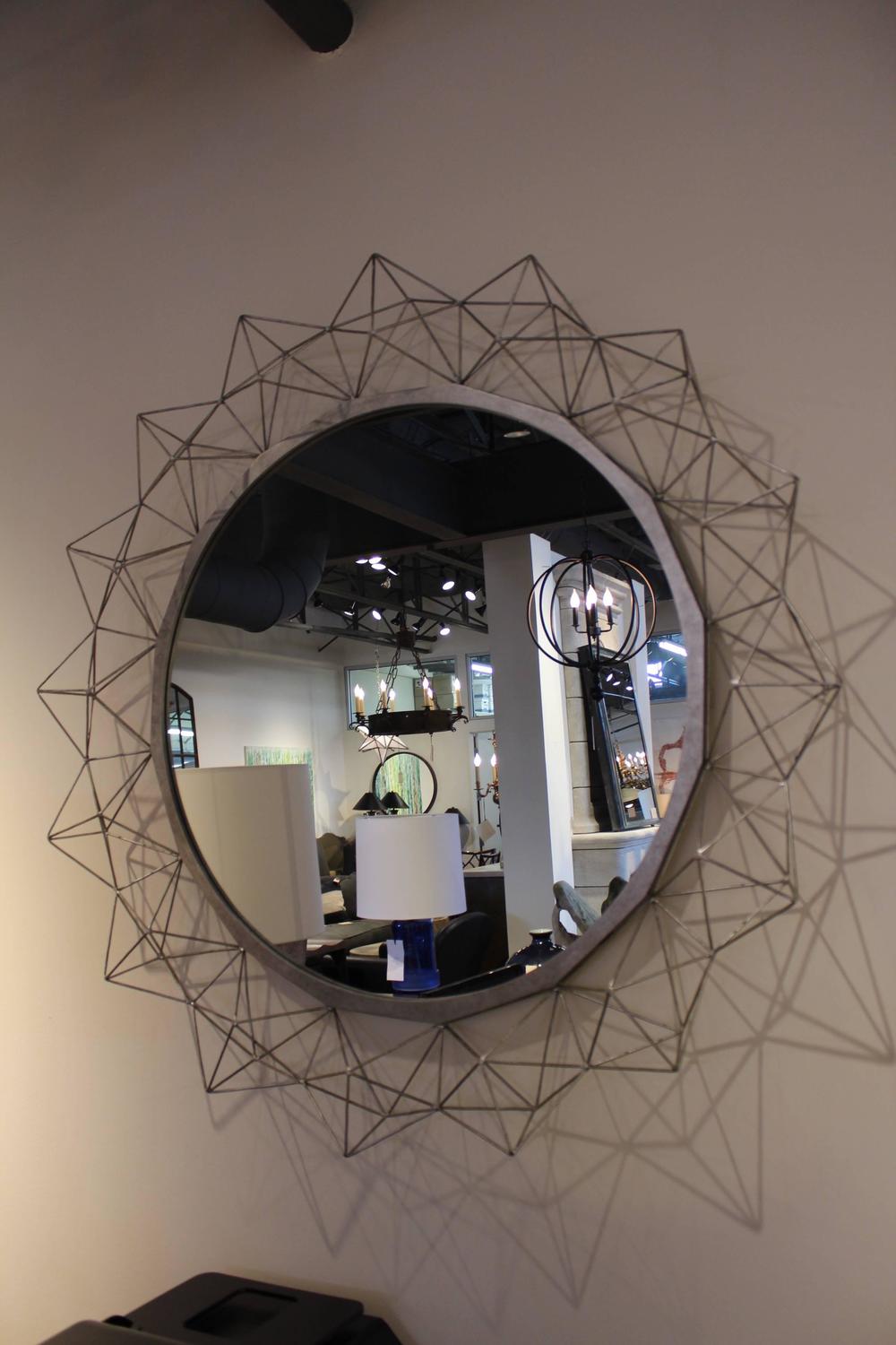 Geometric Mirror For Sale at 1stdibs
